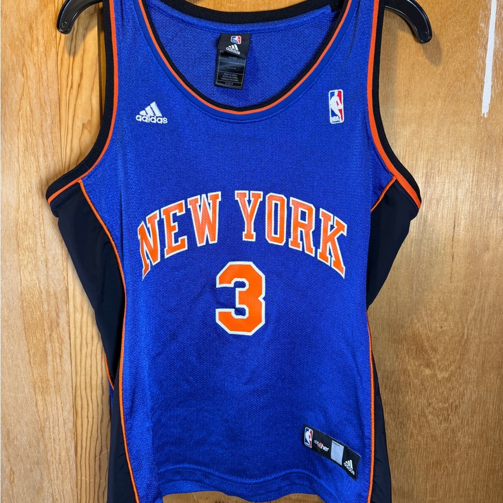 New York Knicks #3 Stephon Marbury Basketball Jersey NY Vintage Size Small